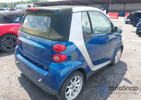 2008 Smart Fortwo Passion z USA, uszkodzony, nr VIN WMEEK31X88K083563